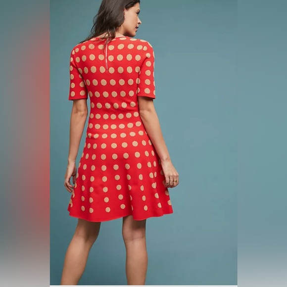 Maeve Tonal Polka Dot Dress - Picture 3 of 4